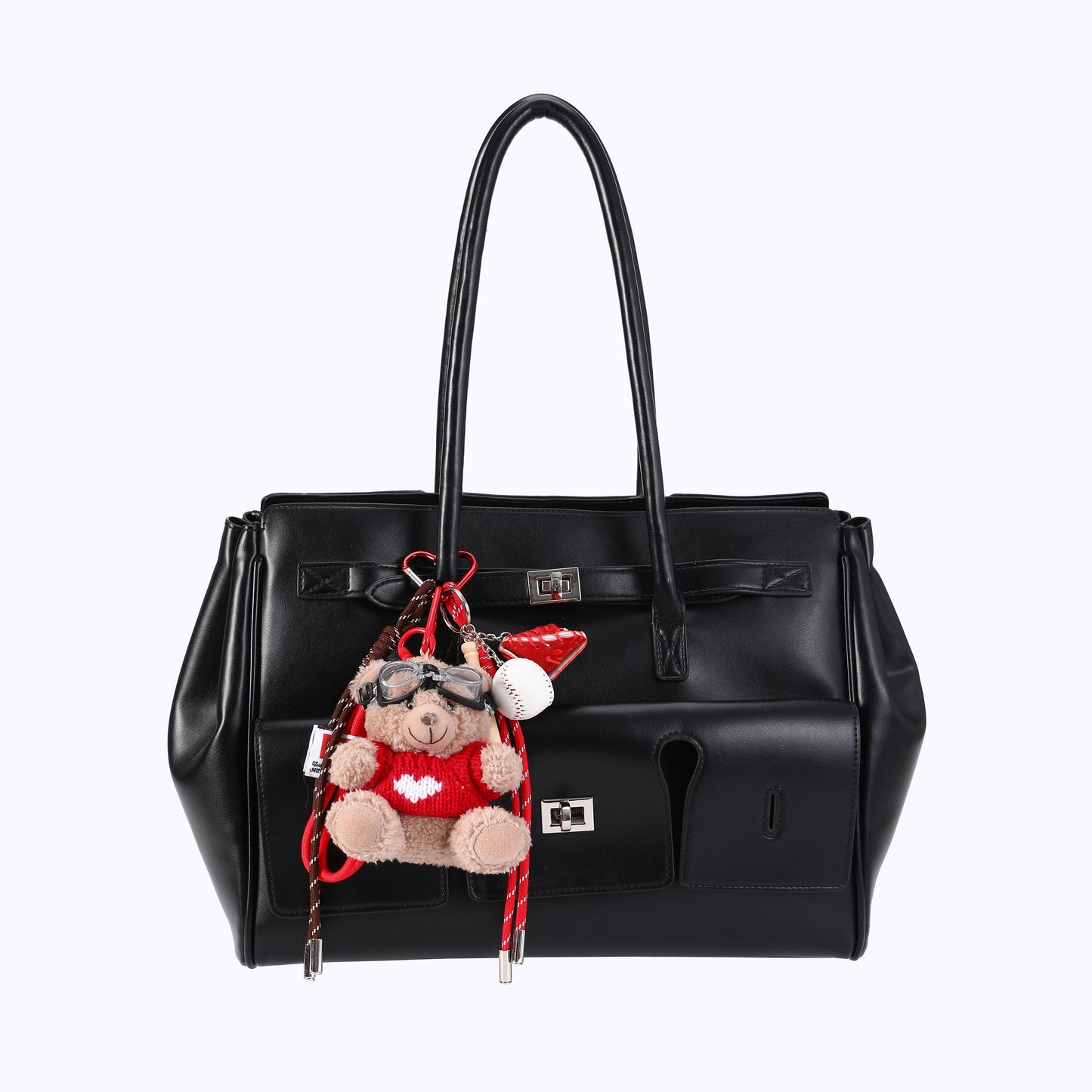 TEDDY BAG CHARM SET