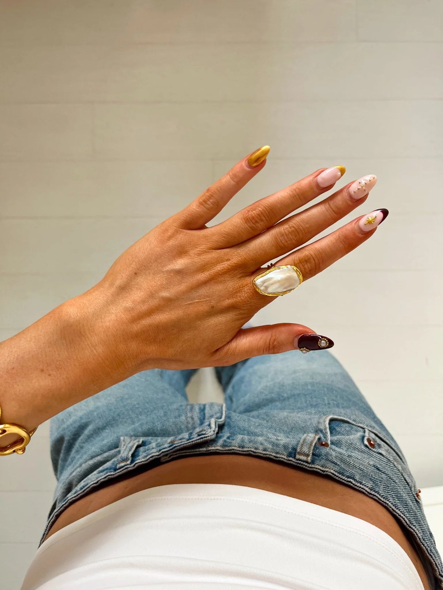 IVY PEARL RING