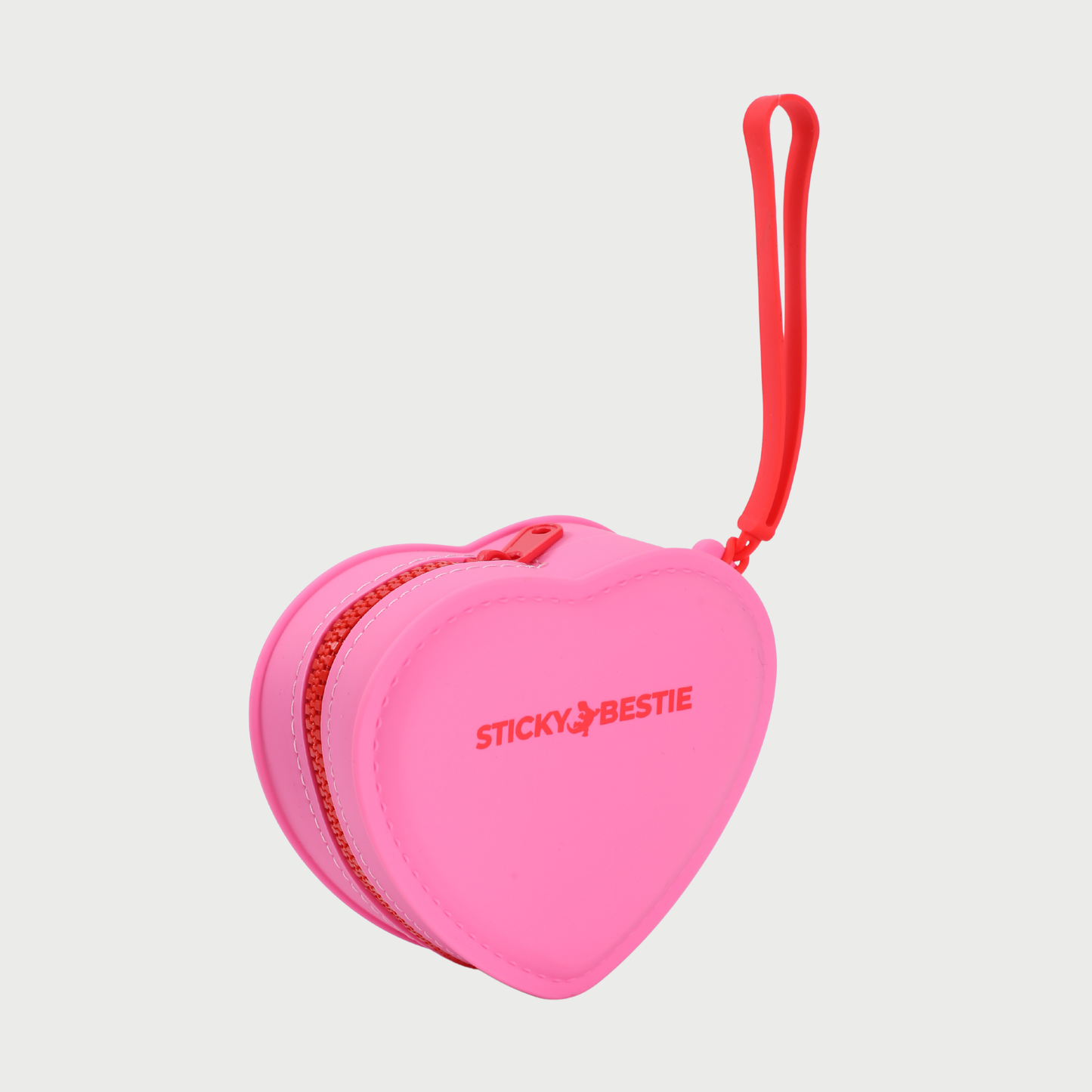 SILICONE HEART POUCH