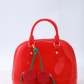 LEATHER CHERRY CHARM