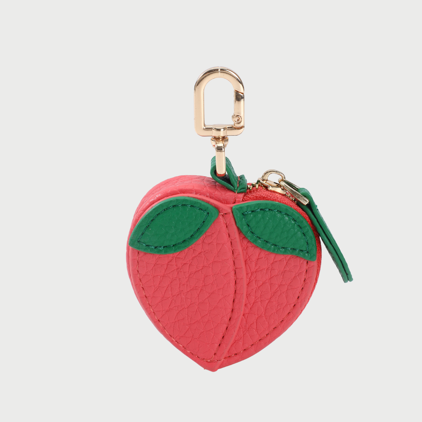 LEATHER PEACH CHARM
