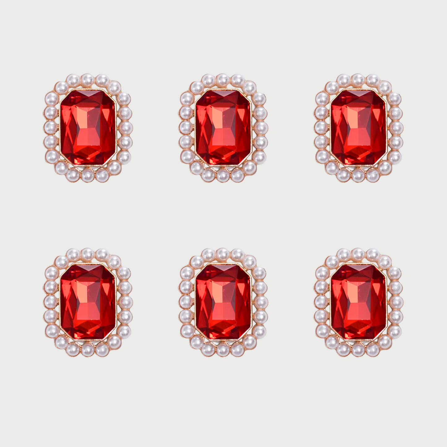 BUTTON COVERS RED