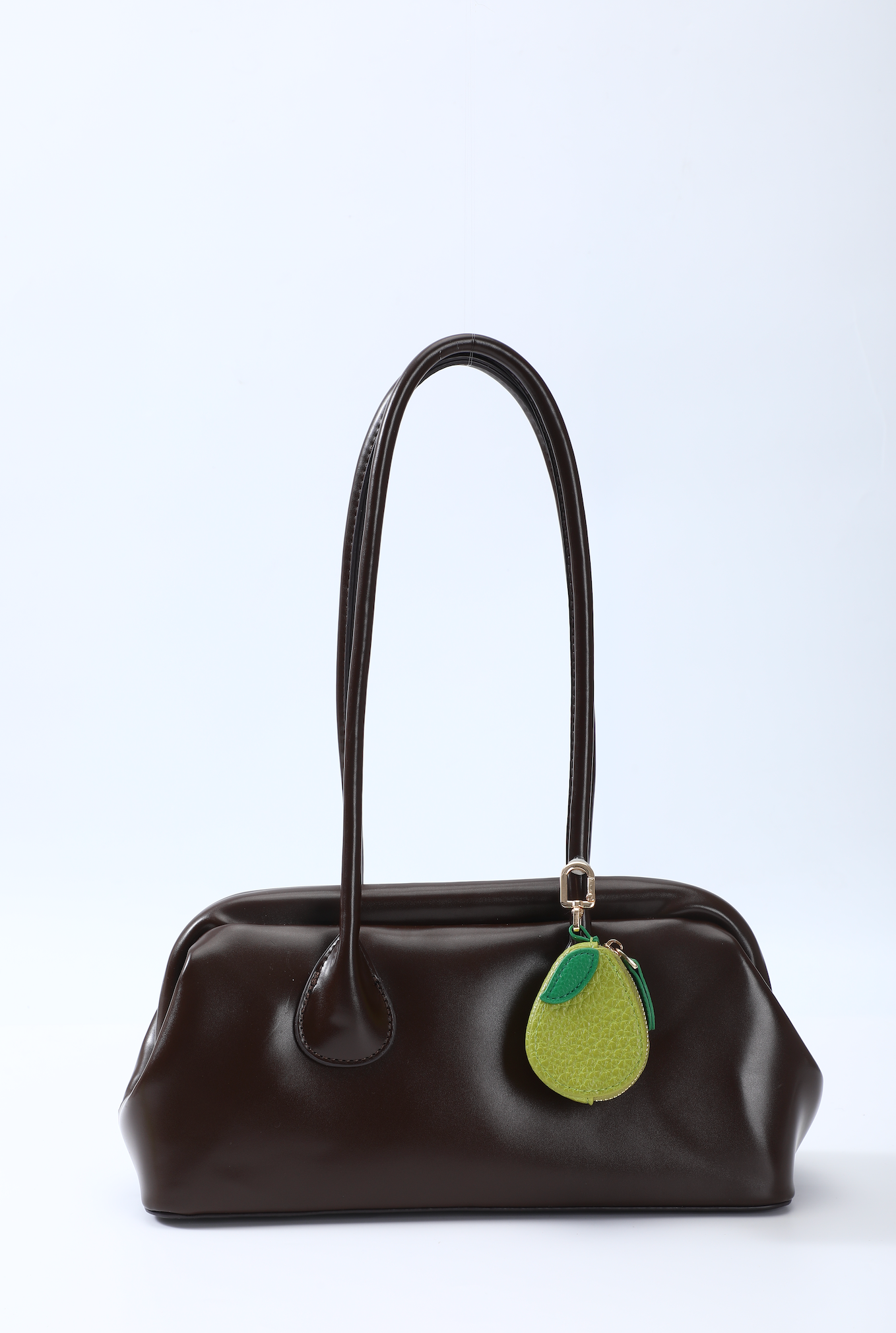 LEATHER PEAR CHARM