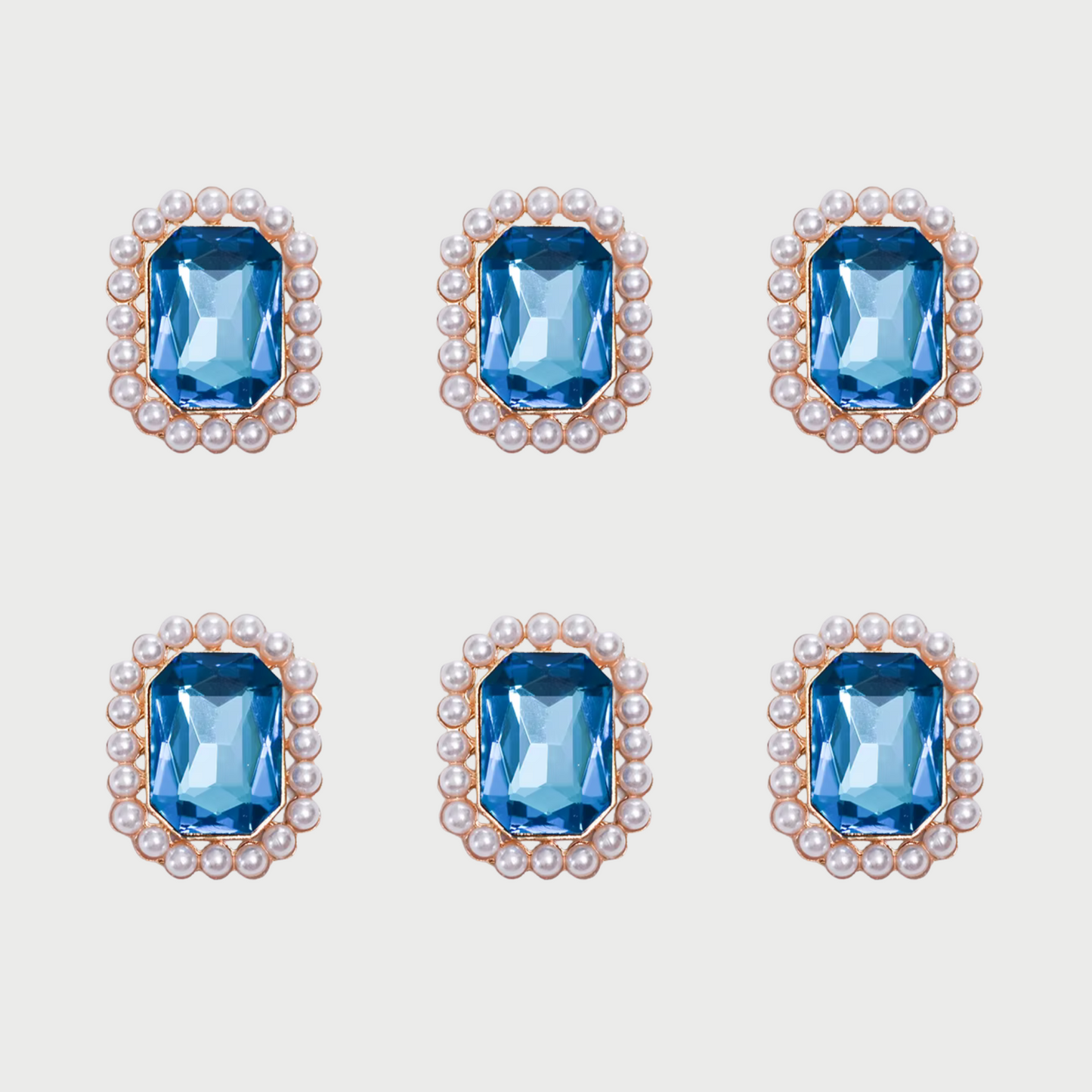 BUTTON COVERS BLUE